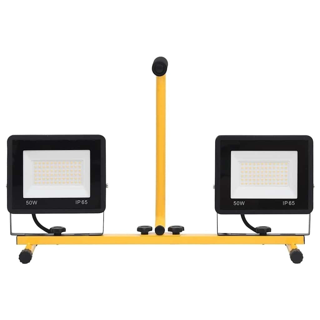 Faretto a LED con Maniglia 2×50W Alluminio e Acciaio 58,5×37,5 cm Nero e Giallo - Image 140 of 250