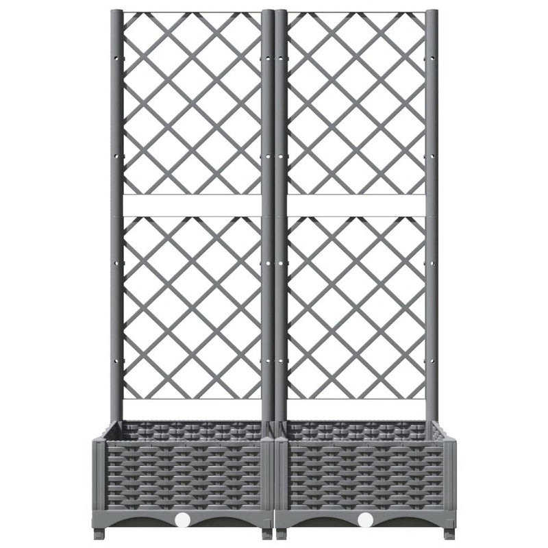 Fioriera da Giardino e Graticcio Grigio Chiaro 80×40×121,5cm PP - Image 170 of 250