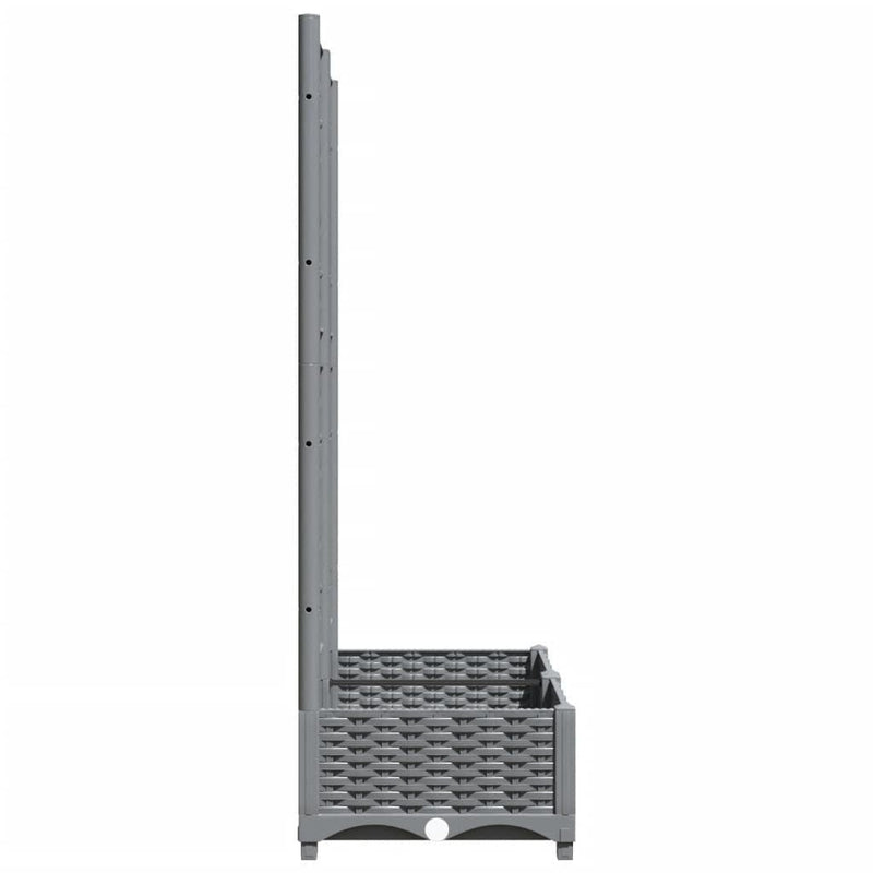 Fioriera da Giardino e Graticcio Grigio Chiaro 80×40×121,5cm PP - Image 191 of 250