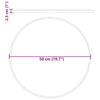vidaXL Marble Table Top, 50 cm Diameter, Grey - Image 85 of 250