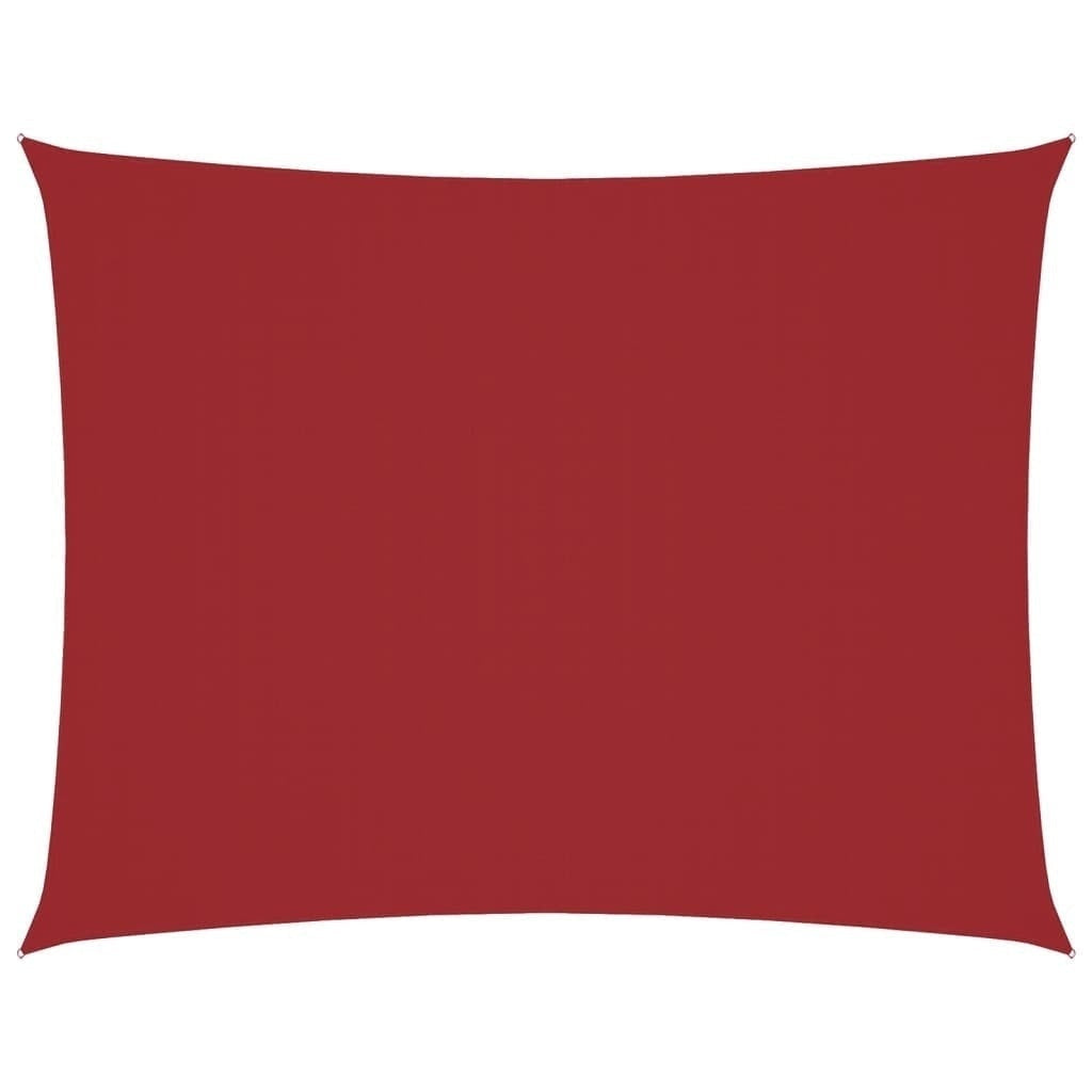 vidaXL Toldo de Vela Rectangular Tejido Oxford 5x7m Rojo - Image 180 of 232