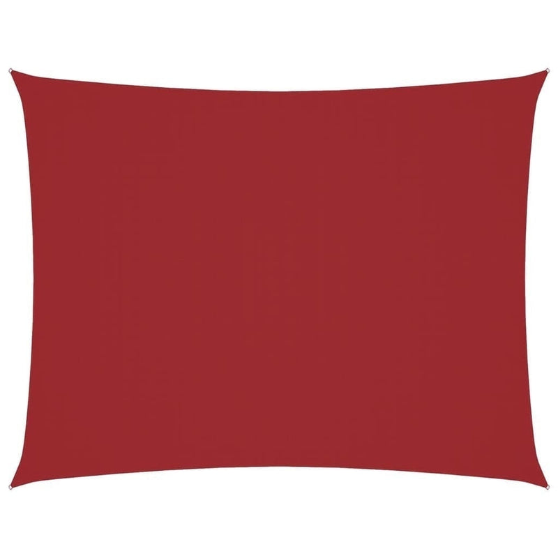 vidaXL Toldo de Vela Rectangular Tejido Oxford 5x7m Rojo - Image 184 of 232