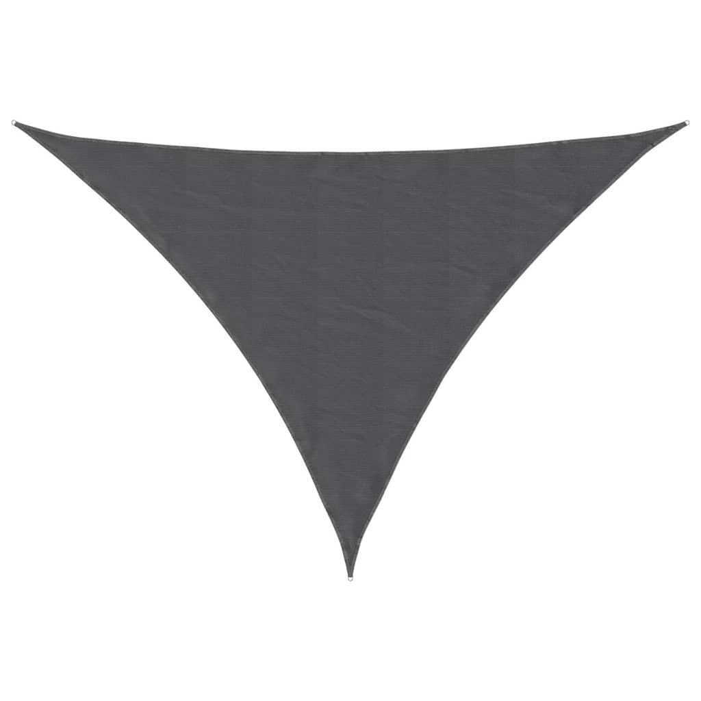 Parasole a Vela Triangolare Oxford 3×4×5 m Antracite - Image 243 of 250