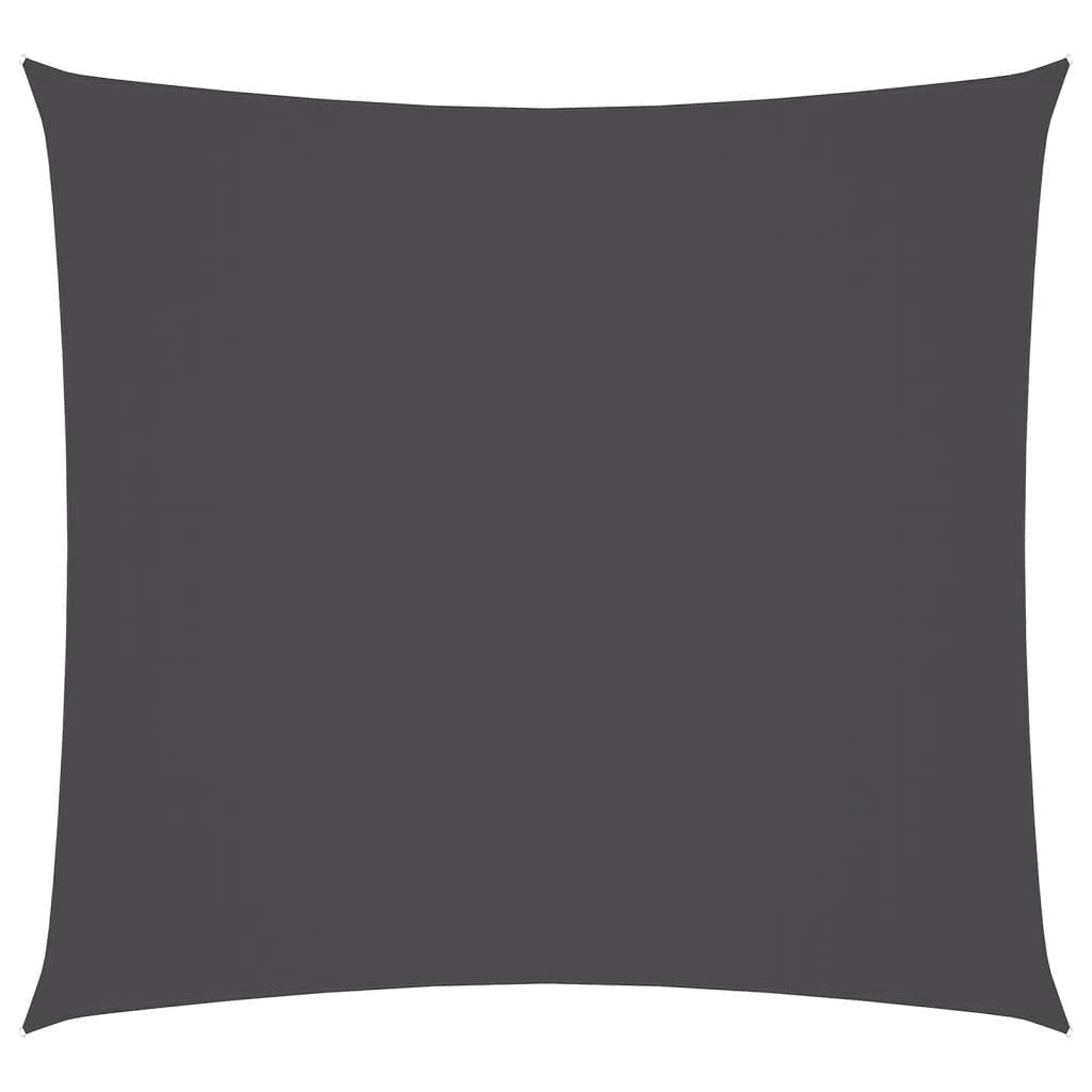 vidaXL Vela parasol cuadrada de tejido Oxford con revestimiento de PU 3x3 m Antracita - Image 80 of 250