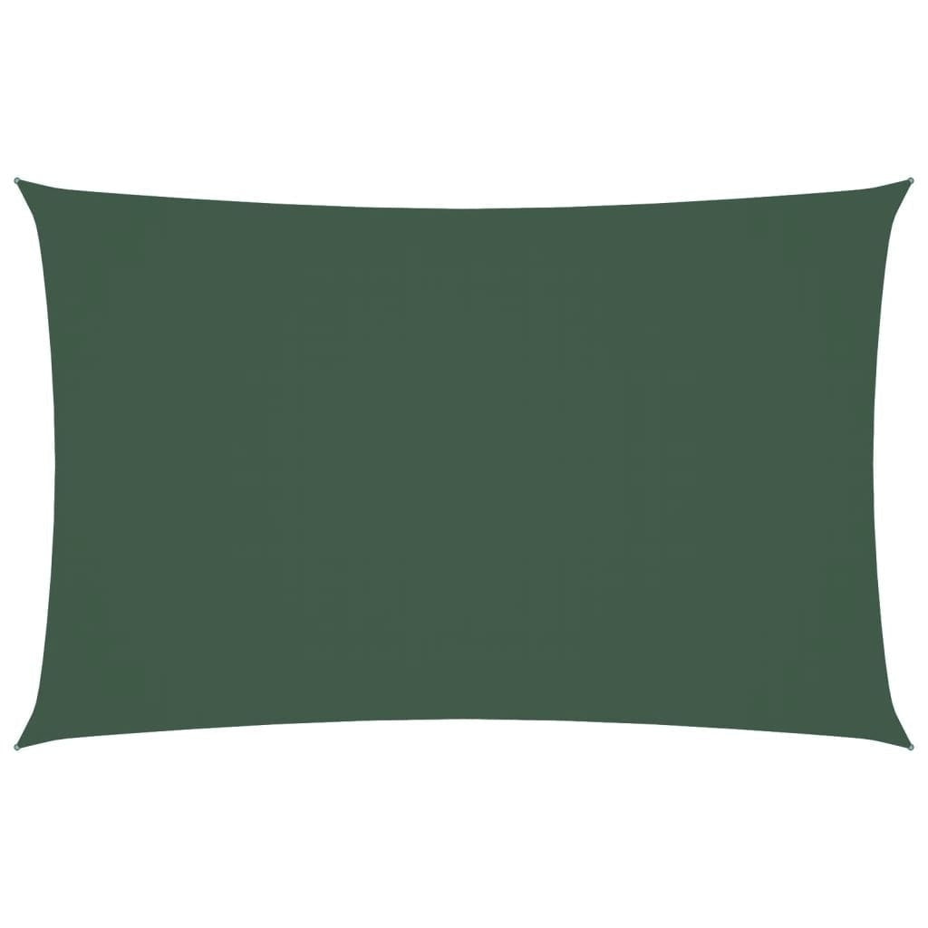 Parasole a Vela Oxford Rettangolare 2×5 m Verde Scuro - Image 160 of 250