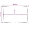 Parasole a Vela Oxford Rettangolare 2×5 m Verde Scuro - Image 179 of 250