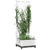 Fioriera da Giardino con Graticcio in PP 40×40×121,5 cm Bianco - Image 103 of 250