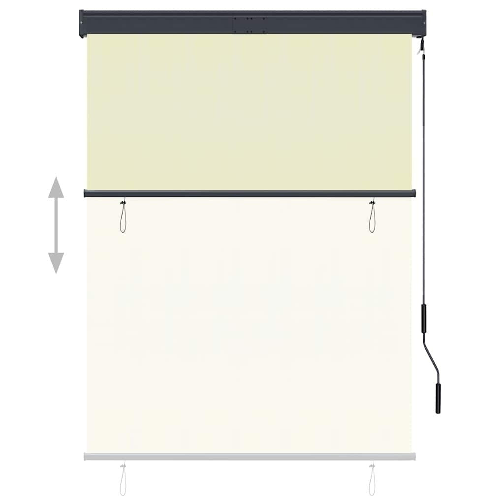 Tenda a Rullo per Esterni in Poliestere 120×250 cm Crema - Image 157 of 250