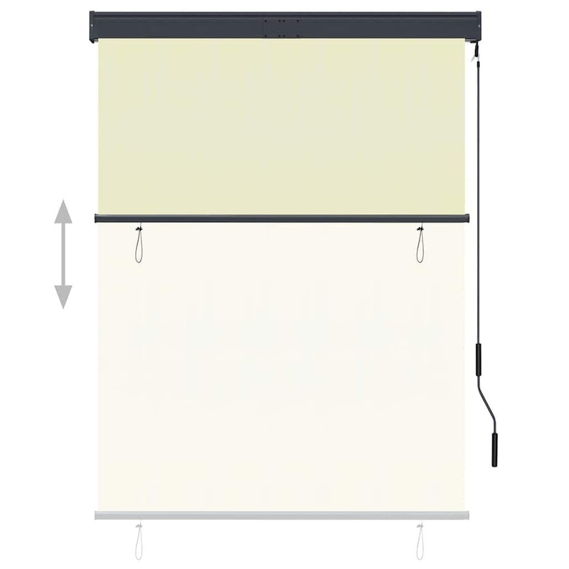 Tenda a Rullo per Esterni in Poliestere 120×250 cm Crema - Image 157 of 250