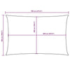 vidaXL Toldo de Vela Rectangular de Tejido Oxford 5x7m Gris Topo - Image 91 of 250