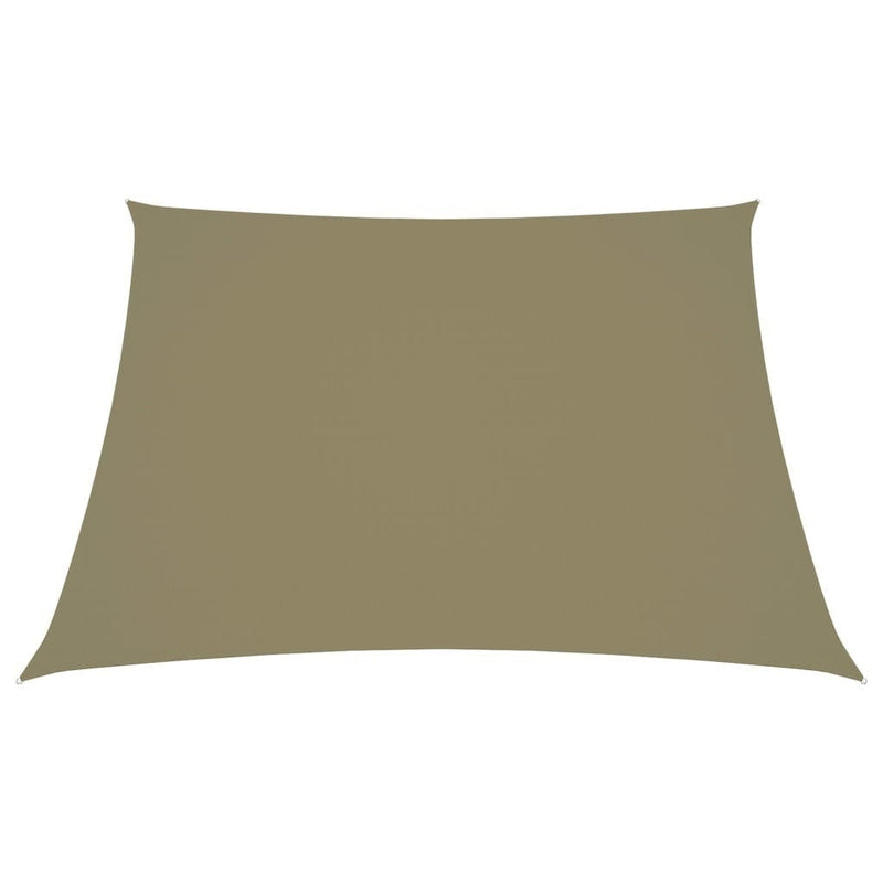 vidaXL Toldo vela trapezoidal de tela Oxford 2/4x3 m Beige - Image 104 of 250