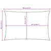Parasole a Vela Oxford Rettangolare 4×7 m Nero - Image 228 of 250