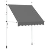 Tenda da Sole Retrattile Manuale Poliestere Rivestito PU 200 cm Antracite - Image 75 of 250