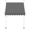 Tenda da Sole Retrattile Manuale Poliestere Rivestito PU 200 cm Antracite - Image 76 of 250