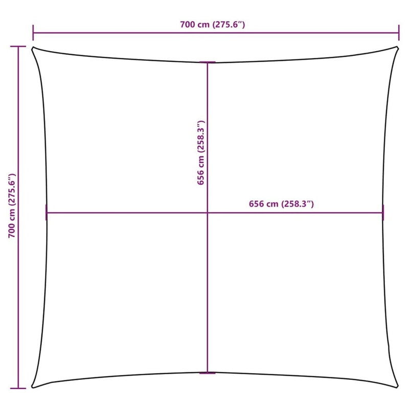 Vela Parasole Tessuto Oxford 6×6 m Antracite - Image 162 of 250