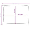 Parasole Vela Oxford Rettangolare 2,5×4,5 m Blu - Image 162 of 249