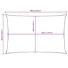 Parasole a Vela Oxford Rettangolare 5×7 m Giallo - Image 148 of 250
