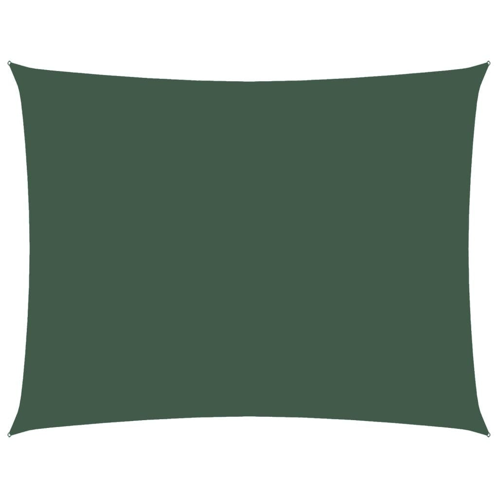 Parasole a Vela in Tessuto Oxford 2,5×3,5 m Verde Scuro - Image 115 of 250