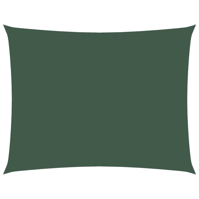 Parasole a Vela in Tessuto Oxford 2,5×3,5 m Verde Scuro - Image 115 of 250