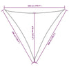 Parasole a Vela Tessuto Oxford Triangolare 5×5×5 m Verde Scuro - Image 99 of 250