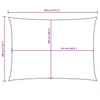 vidaXL Oxford Fabric Sail Shade 3 x 4.5 m Taupe Gray - Image 91 of 250