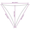 vidaXL Oxford Fabric Shade Sail 6x6x6 m Dark Green - Image 217 of 244