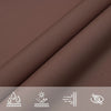 Toldo Vela Rectangular vidaXL de Tejido Oxford Revestido de PU 3,5x5 m Marrón - Image 94 of 222