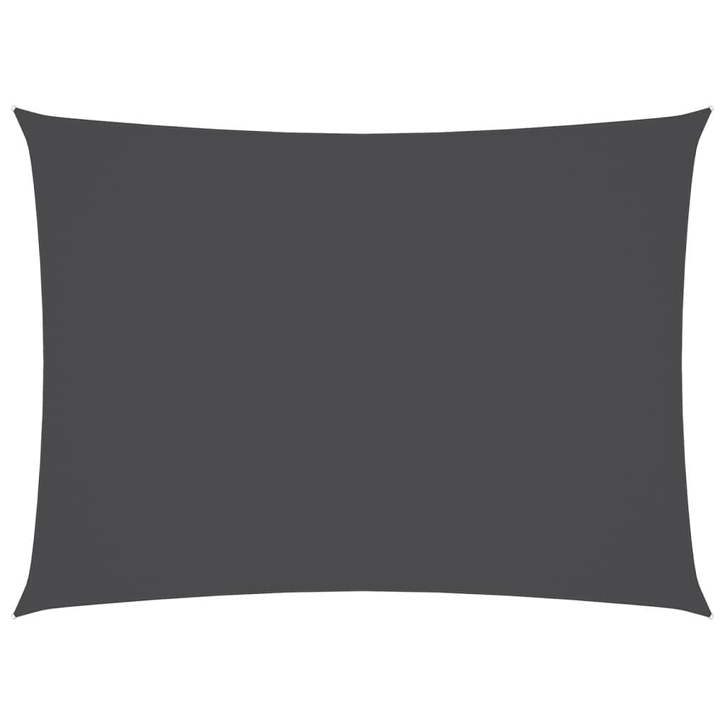 vidaXL Oxford Fabric Shade Sail 3x4.5 m Anthracite - Image 153 of 250