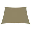 vidaXL Toldo vela trapezoidal de tela Oxford 2/4x3 m Beige - Image 85 of 250