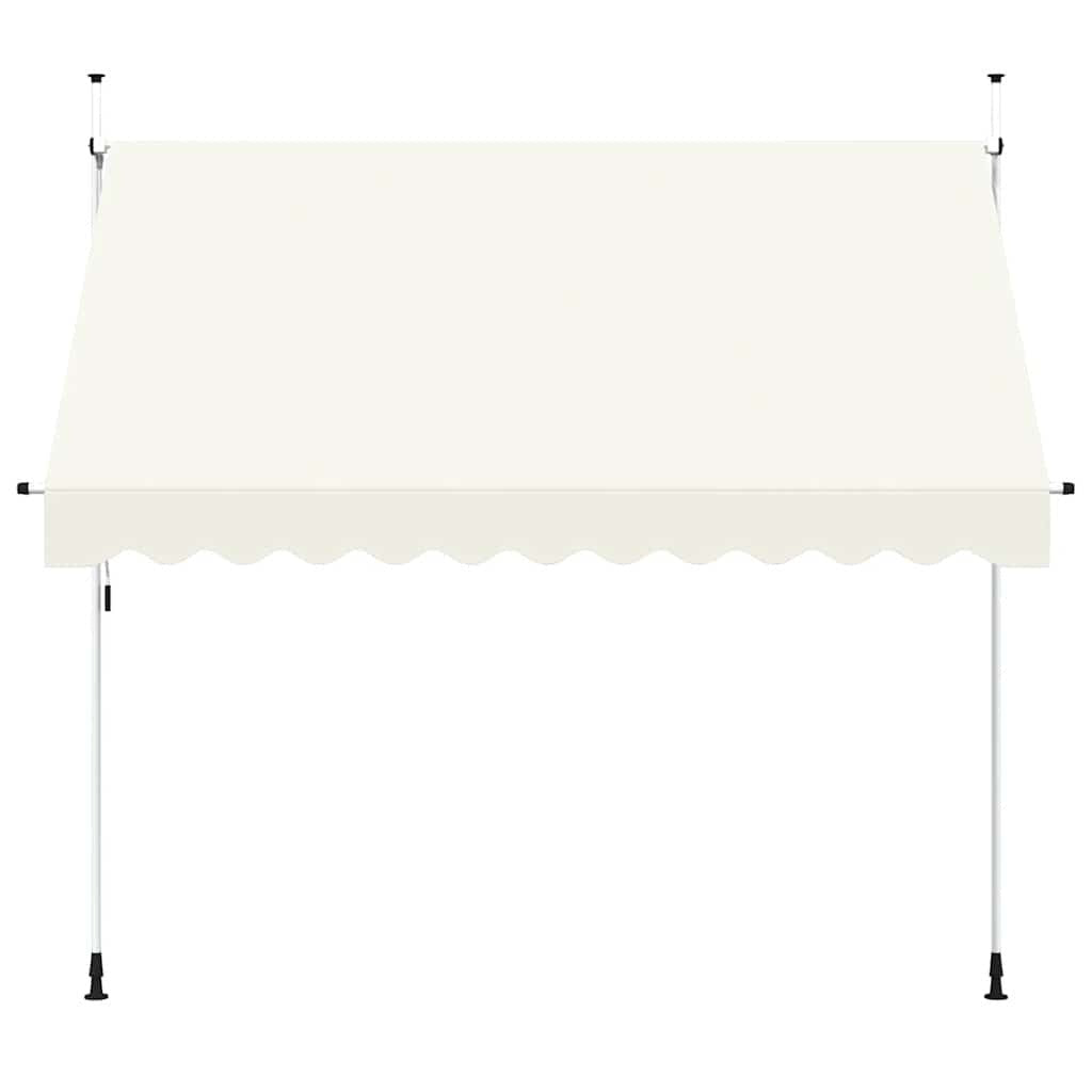 Tenda da Sole Retrattile Manuale 300 cm Crema con Telaio in Acciaio - Image 194 of 250