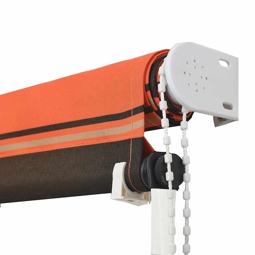 Tenda da Sole Retrattile Poliestere con Rivestimento PA 250×150 cm Arancione e Marrone - Image 66 of 250