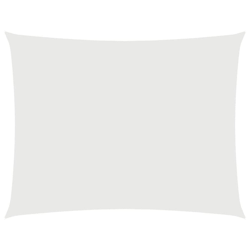 Parasole a Vela Tessuto Oxford 3,5×4,5 m Bianco - Image 93 of 250