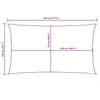 Parasole a Vela in Tessuto Oxford 2×4,5 m Giallo - Image 195 of 250