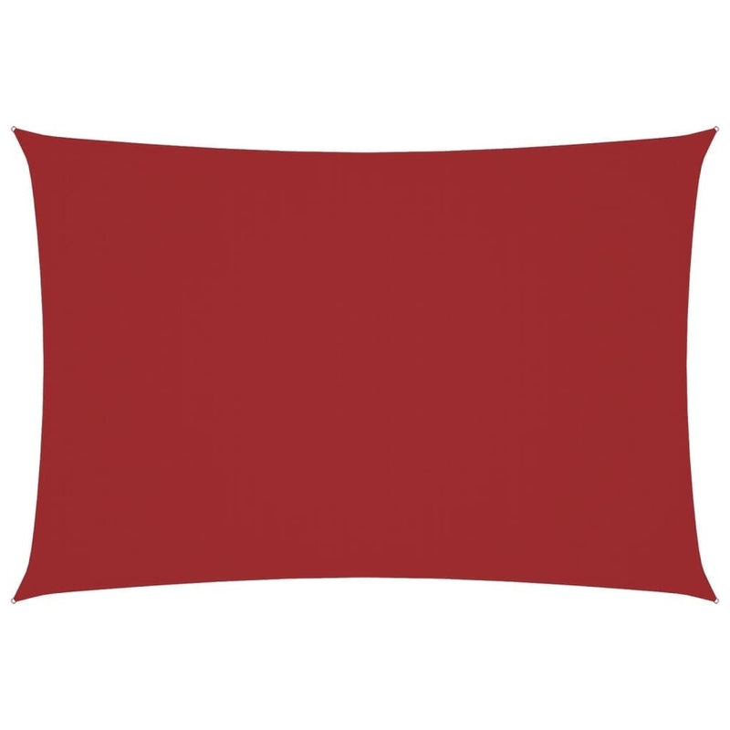 Parasole a Vela Tessuto Oxford Rettangolare 3×6 m Rosso - Image 117 of 250