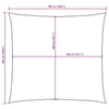 Vela Parasole in Tessuto Oxford 5×5 m Quadrata Arancione - Image 160 of 250