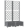 Fioriera da Giardino e Graticcio Grigio Chiaro 80×40×121,5cm PP - Image 217 of 250