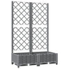 Fioriera da Giardino e Graticcio Grigio Chiaro 80×40×121,5cm PP - Image 226 of 250