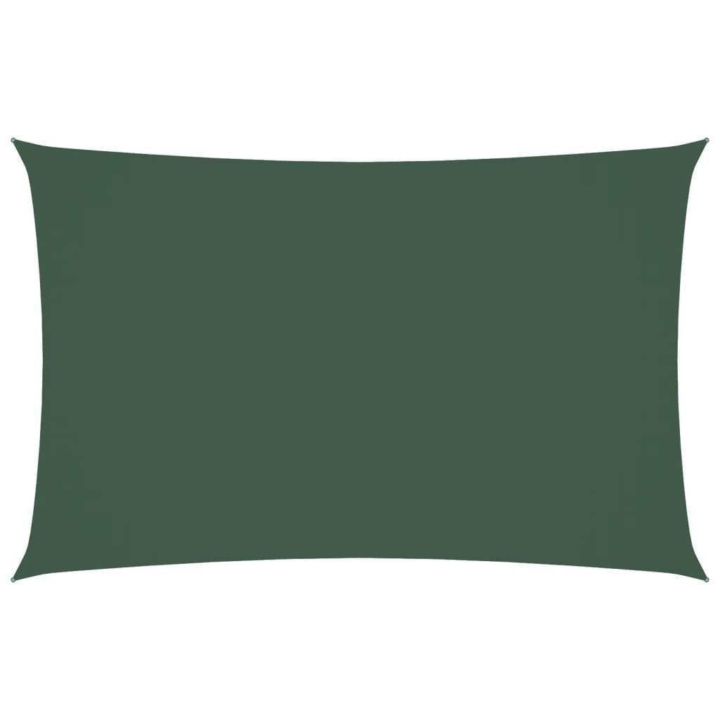Parasole a Vela Oxford Rettangolare 2×5 m Verde Scuro - Image 210 of 250