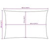 Parasole a Vela Oxford Rettangolare 2×5 m Verde Scuro - Image 234 of 250