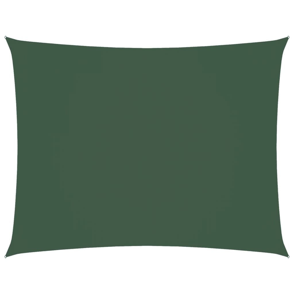Parasole a Vela Oxford 3,5×5 m Rettangolare Verde Scuro - Image 211 of 250