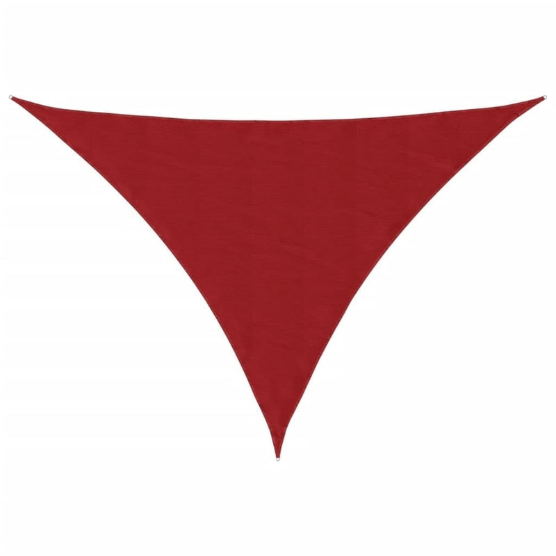 Parasole a Vela Triangolare in Tessuto Oxford Rivestito in PU 3×4×4 m Rosso - Image 165 of 250