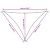 Parasole a Vela Oxford Triangolare 5×6×6 m Blu - Image 191 of 250