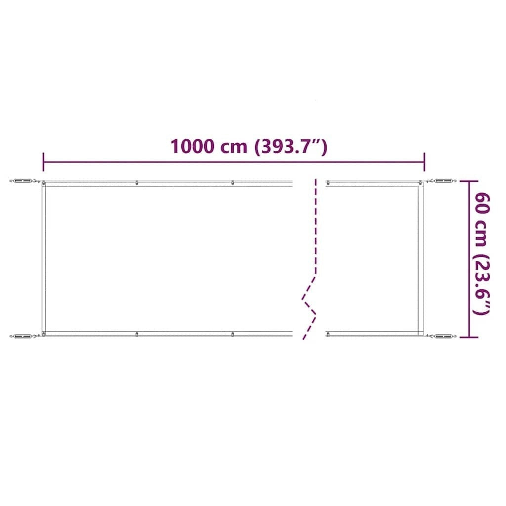 Paravento Verticale Tessuto Oxford 60×1000 cm Verde Chiaro - Image 87 of 250