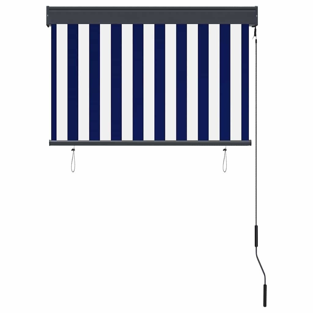 Tenda a Rullo per Esterni 100×250 cm Blu e Bianca - Image 156 of 250