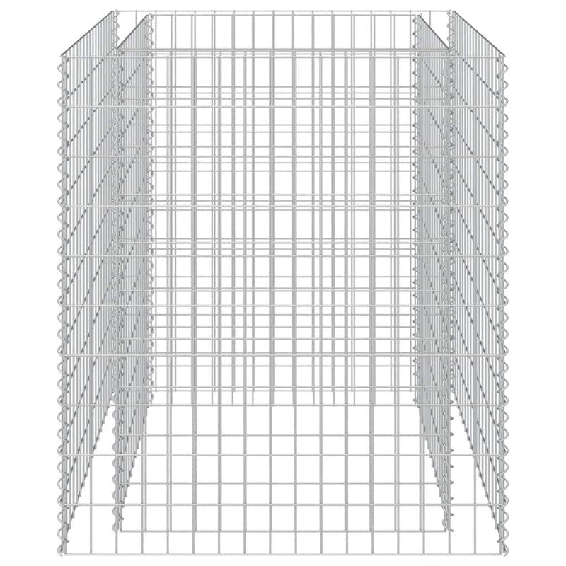 Gabbione Letto Rialzato in Acciaio Zincato 90×90×100 cm Argento - Image 130 of 250