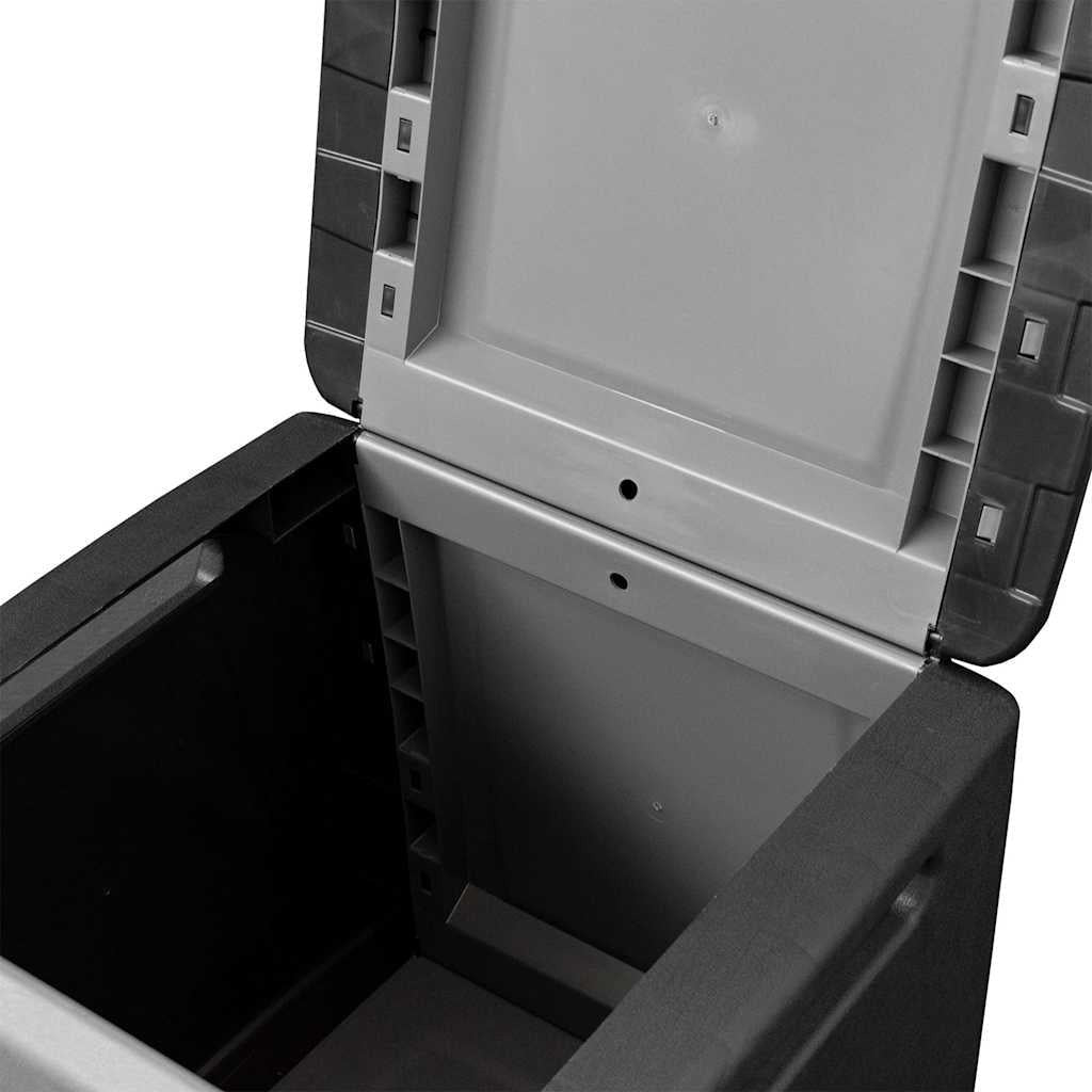 Contenitore da Giardino in PP 130 L 54×53×57 cm Grigio Scuro e Nero - Image 53 of 250