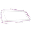 Tenda da Sole Retrattile Manuale 350×150 cm Blu e Bianco - Image 90 of 250