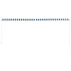 Tenda da Sole Retrattile Manuale 350×150 cm Blu e Bianco - Image 92 of 250