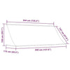 Tenda da Sole Retrattile Manuale 350×150 cm Blu e Bianco - Image 95 of 250