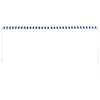 Tenda da Sole Retrattile Manuale 350×150 cm Blu e Bianco - Image 96 of 250